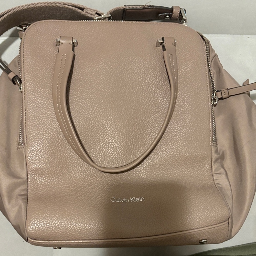 Calvin Klein Women's Taupe Tote Bag